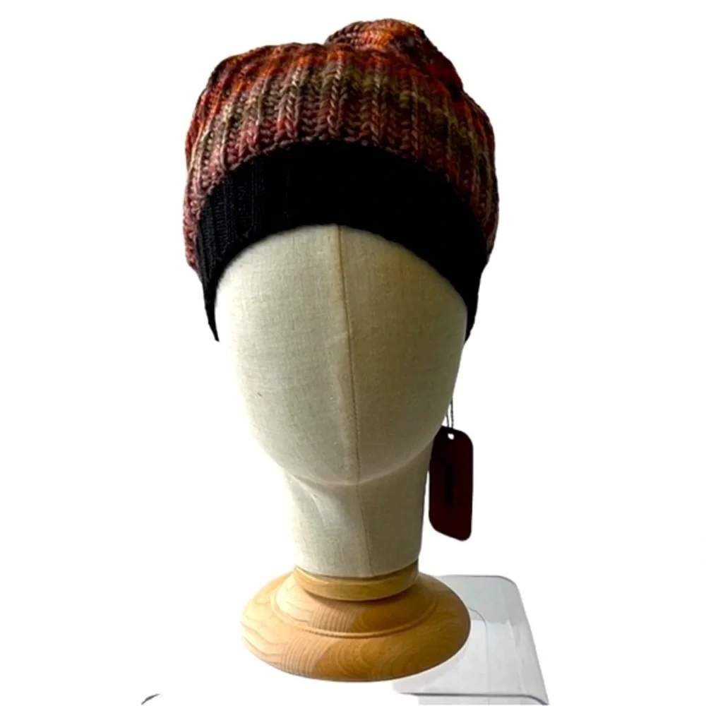 Missoni Multicolor Crochet-Knit Beanie, Red - Picture 6 of 16